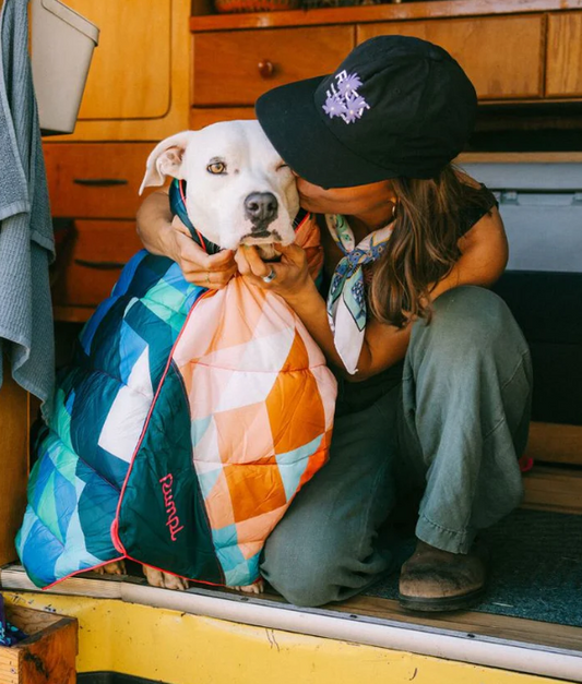 Original Puffy Blanket Geo Cool