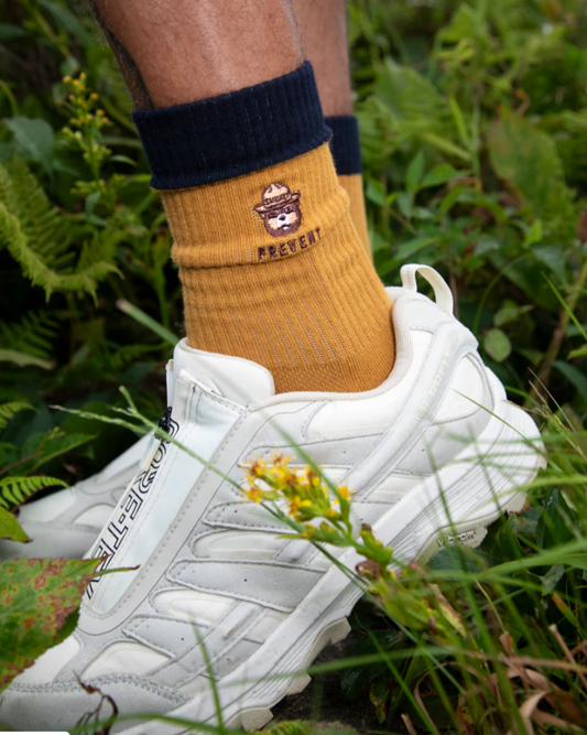 Smokey Bear Socks, The Landmark Project - Smokey Bear Socks The Landmark Project Copy 3 - outdoor apparel and gear - Yellow -Green