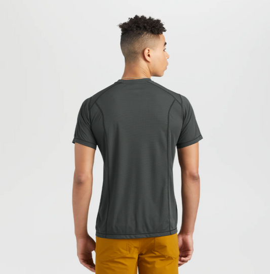 Outdoor Research- mens-Echo T Shirt - outdoor apparel and gear - Grey
