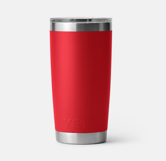 Red YETI- Rambler 20 Oz Tumbler With Magslider™ Lid 3 - outdoor apparel and gear