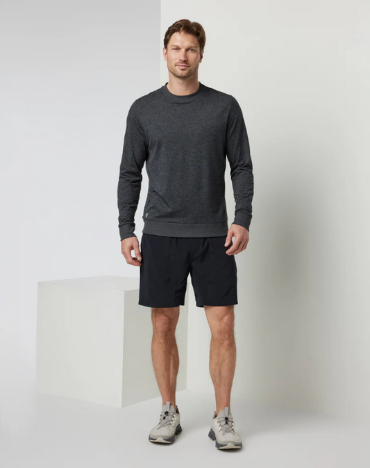 Vuori - Ponto Performance Crew 1 - outdoor apparel and gear- Grey