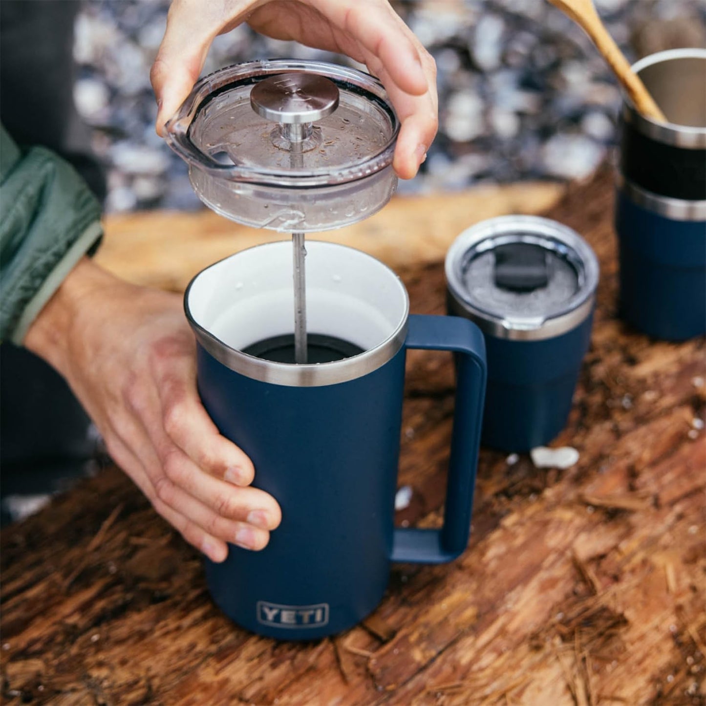 YETI Rambler French Press Coffee Maker, with Grounds Control Filter - Coastal Outdoors