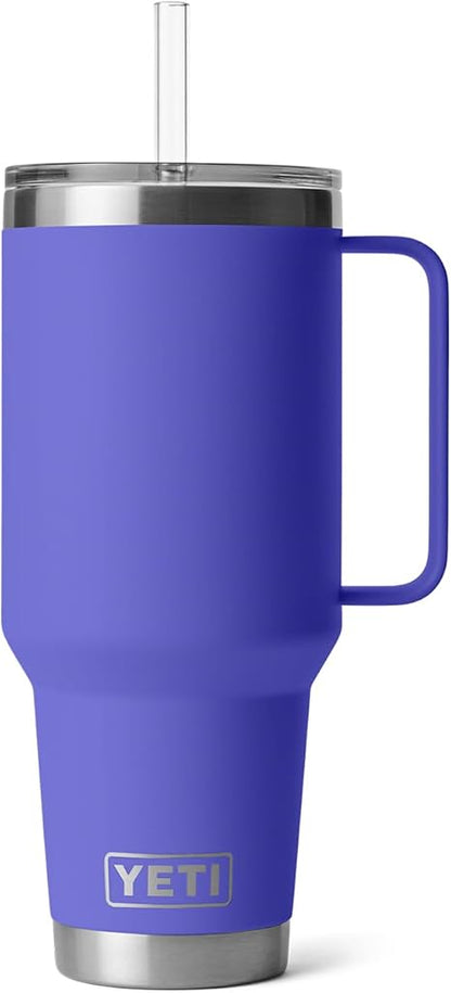 Purple YETI mug with handle and straw Yeti- 42 Oz Straw Mug 4 - outdoor apparel and gear