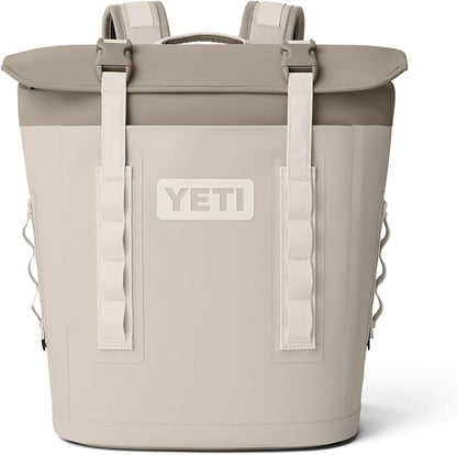 Beige YETI backpack Beige YETI backpack Hopper M Series Backpack Soft Sided Coolers with MagShield Access