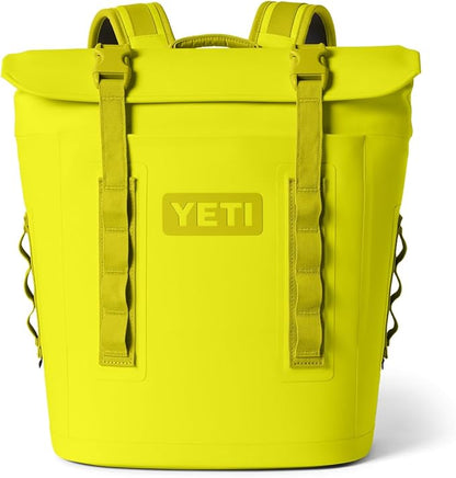 Yellow YETI backpack Hopper M Series Backpack Soft Sided Coolers with MagShield Access