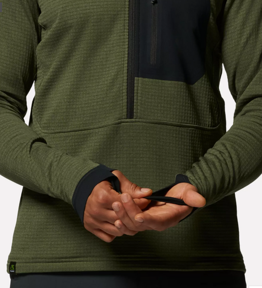 Men's Polartec® Power Grid™ Half Zip Jacket