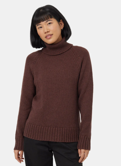 Highline Wool Turtleneck Sweater Women's Ribbed Wool Turtleneck