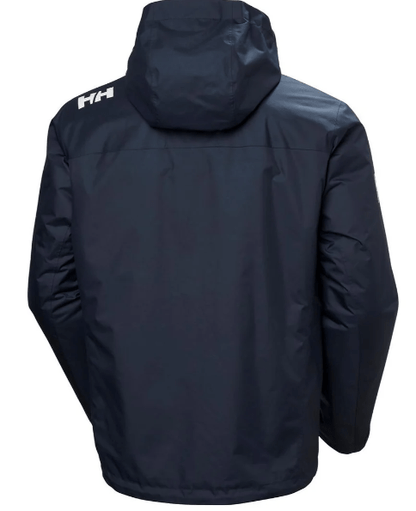 Helly Hansen- Crew Hooded Midlayer Jacket 2 navy with a hood