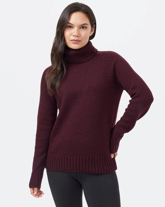 Highline Wool Turtleneck Sweater Women's Ribbed Wool Turtleneck - Coastal Outdoors