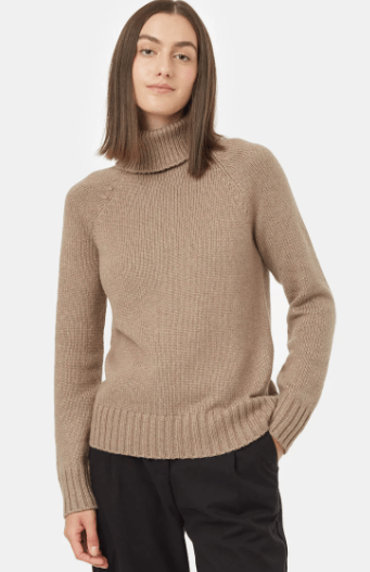 Highline Wool Turtleneck Sweater Women's Ribbed Wool Turtleneck - Coastal Outdoors