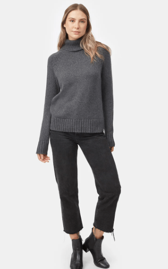 Highline Wool Turtleneck Sweater Women's Ribbed Wool Turtleneck - Coastal Outdoors