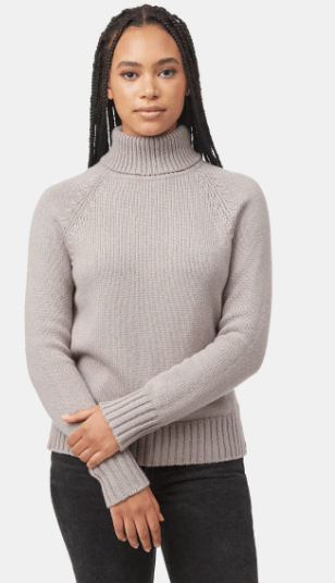 Highline Wool Turtleneck Sweater Women's Ribbed Wool Turtleneck - Coastal Outdoors