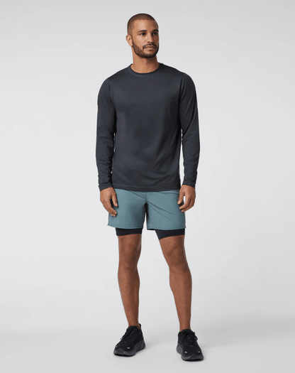  Vuori- Long Sleeve Tradewind Performance Tee 2 1 - outdoor apparel and gear- Black