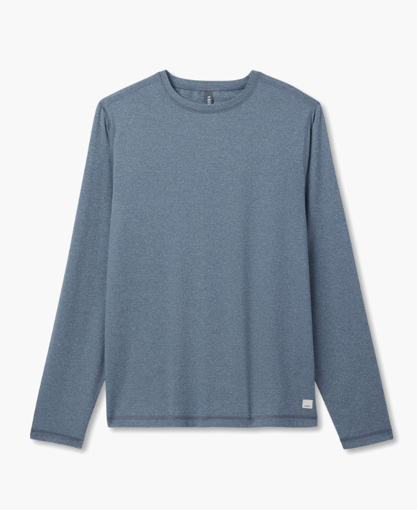  Vuori- Long Sleeve Tradewind Performance Tee 2 1 - outdoor apparel and gear- Blue