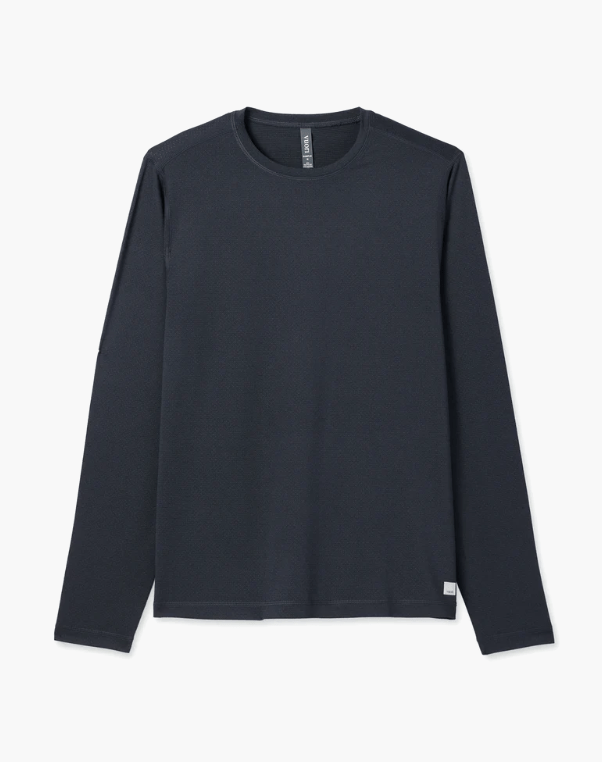  Vuori- Long Sleeve Tradewind Performance Tee 2 1 - outdoor apparel and gear- Black