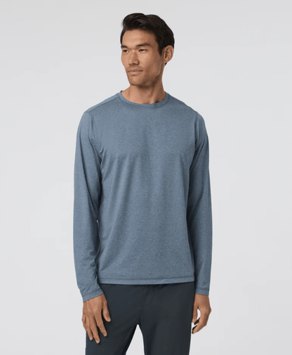  Vuori- Long Sleeve Tradewind Performance Tee 2 1 - outdoor apparel and gear- Blue