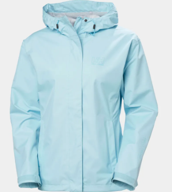 Light Blue rain jacket Helly Hansen
Womens Seven Jacket Rain
