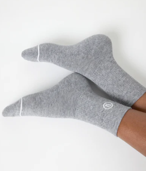 Gray socks - Vuori Half Crew Sock