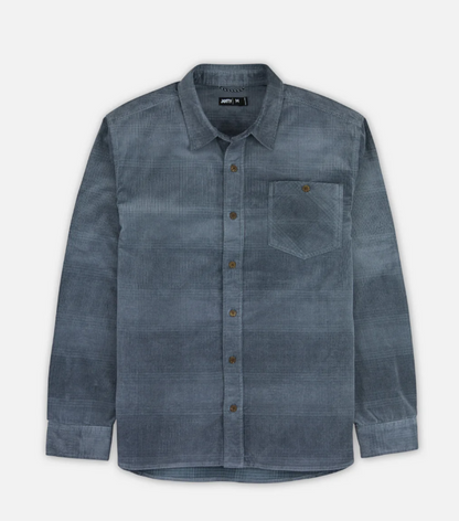 Jetty - Shoals Corduroy Shirt - outdoor apparel and gear - BLUE