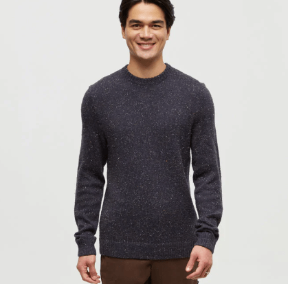 Rambler Sweater Organic Cotton Knit Sweater *MEN* - Coastal Outdoors
