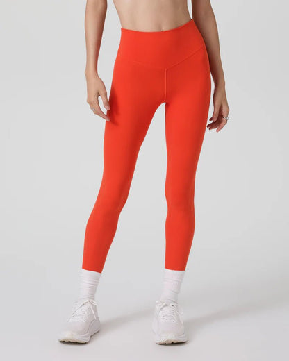 Vuori-   Bright Poppy- Orange AllTheForm Legging - Coastal Outdoors