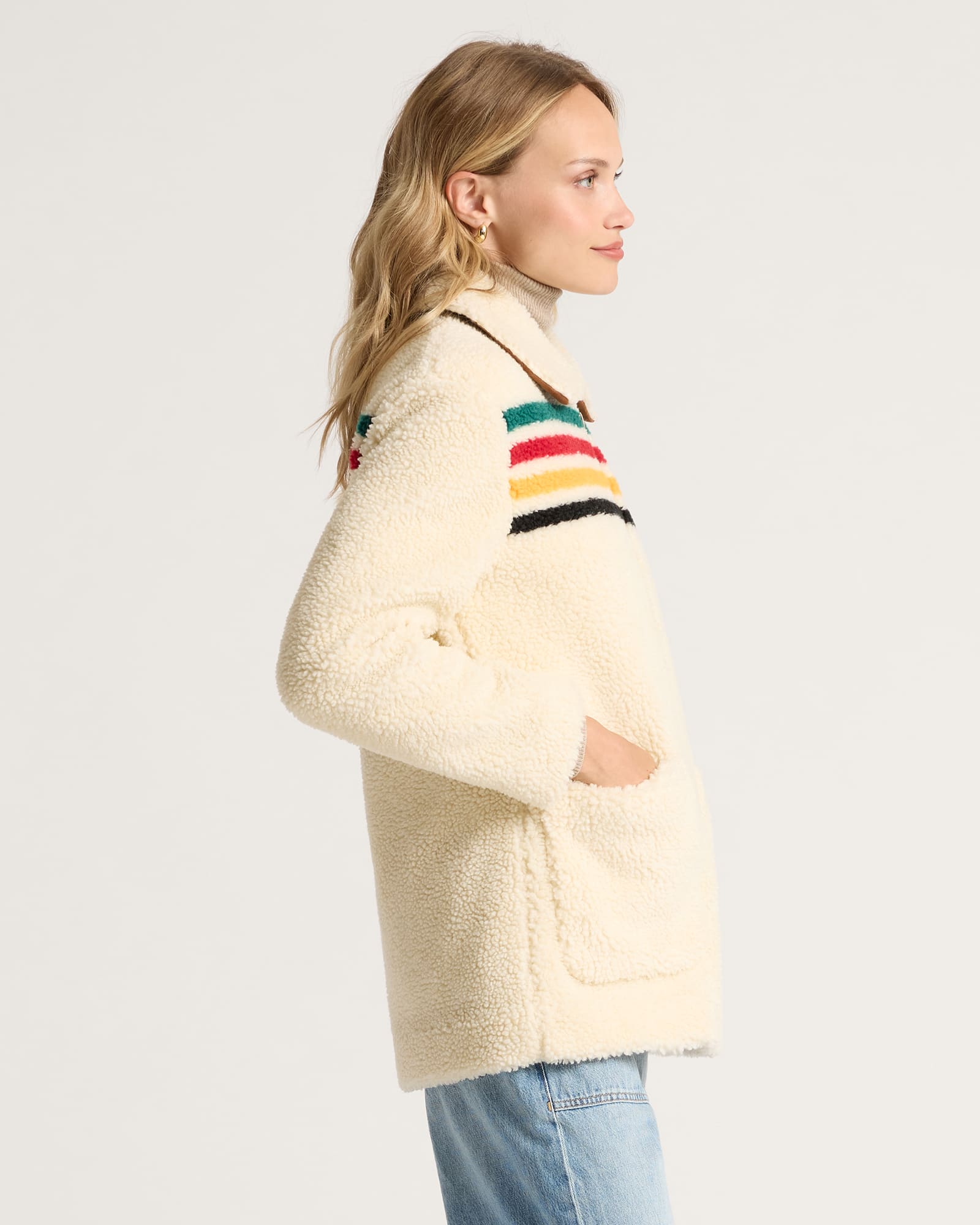 WOMEN'S GLACIER SUNSET SHERPA FLEECE JACKET - Coastal Outdoors
