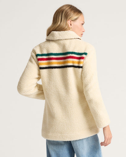 WOMEN'S GLACIER SUNSET SHERPA FLEECE JACKET - Coastal Outdoors